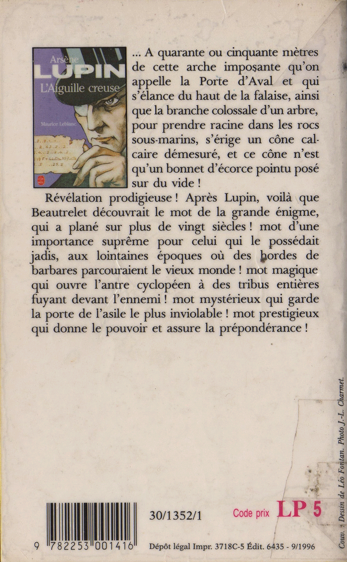 L'Aiguille creuse de Maurice Leblanc