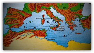 Carte de L'Odyssée
