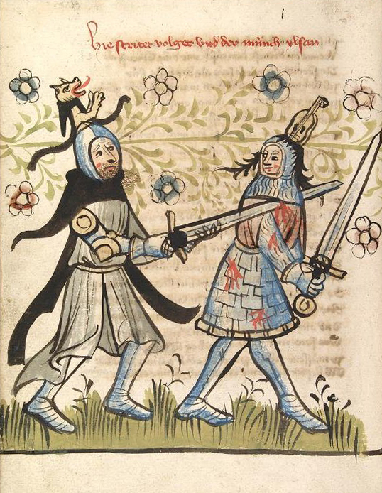 Combat de chevaliers