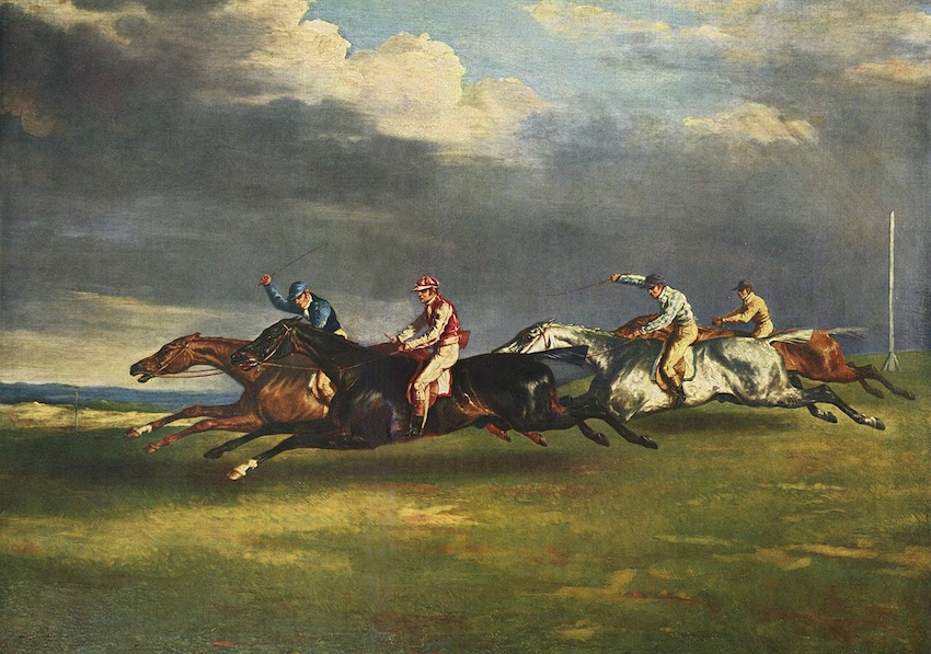 Le Derby d'Epsom (1821) de Théodore Géricault