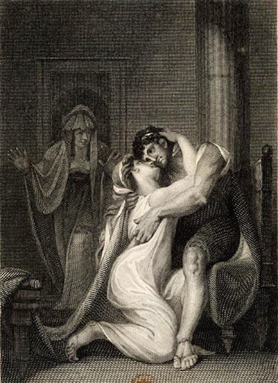 "Les retrouvailles d'Ulysse et de Pénélope" d'Isaac Taylor