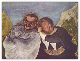 Scapin et Crispin de Honoré Daumier