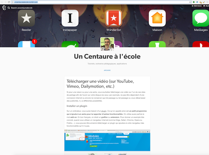 Un centaure à l'école