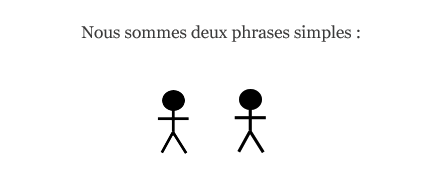 Deux phrases simples