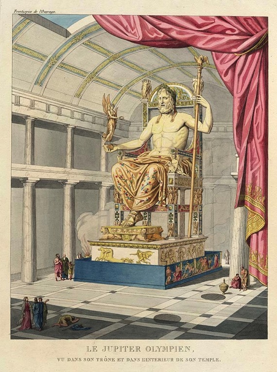La statue chryséléphantine de Zeus