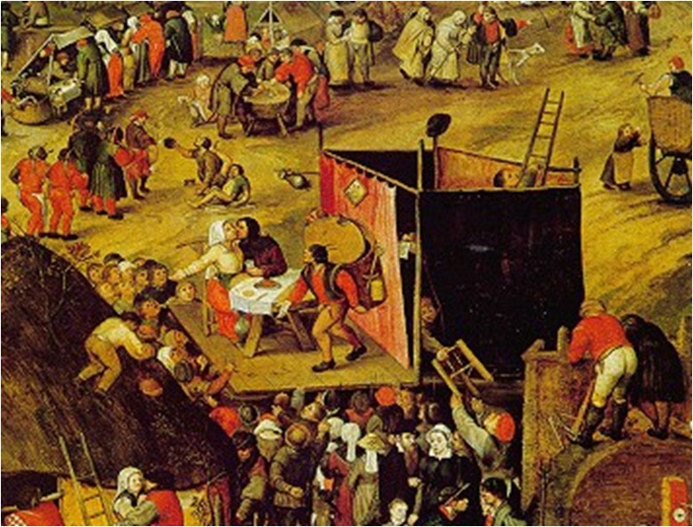 Le spectacle, quand il n'est pas religieux, est dans la rue.
