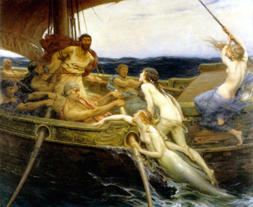 "Ulysse et les sirènes" de Herbert James Drapert