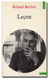 Leçon de R. Barthes