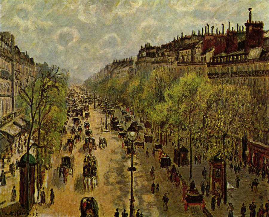 Boulevard Montmartre au printemps