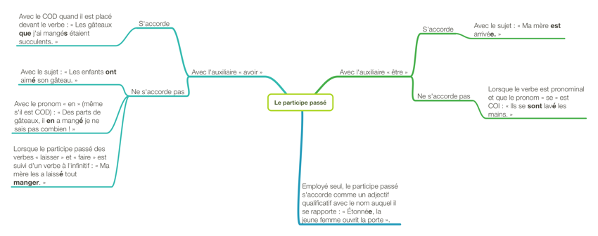 Carte mentale du participe passé