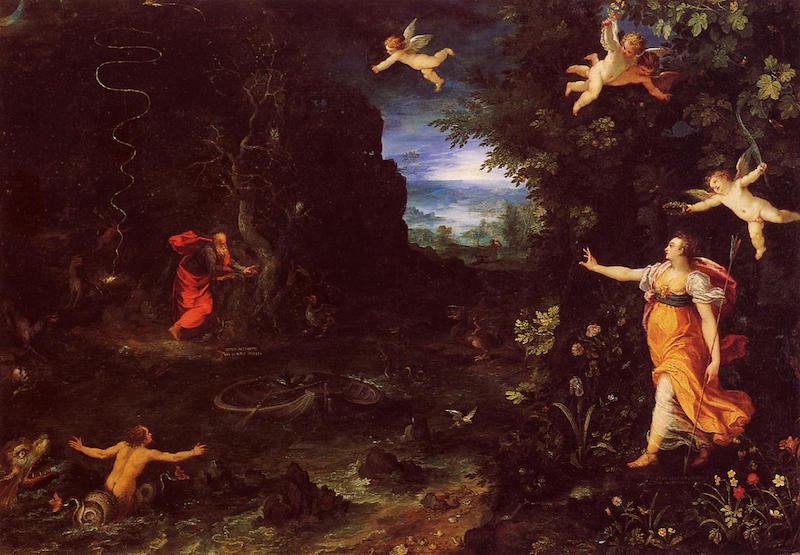 C"Circé et Ulysse" de Brueghel l'Ancien