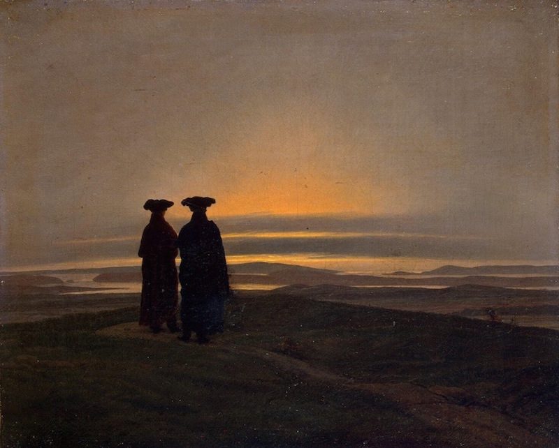 Coucher de soleil (Caspar David Friedrich)