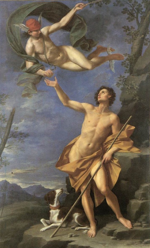 Mercure et Pâris de Donato Cret