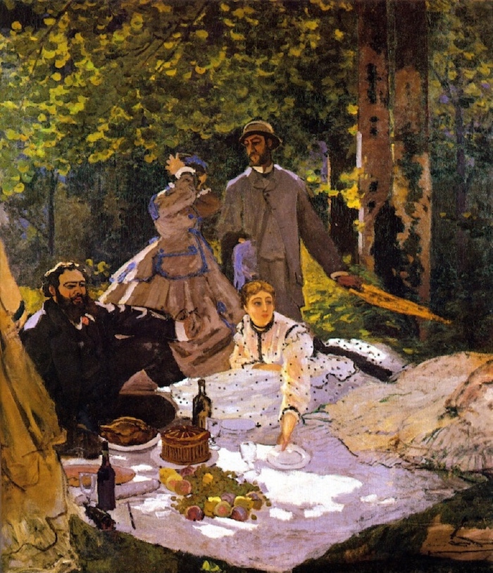 Déjeuner sur l'herbe (1885-1886) de Claude Monet