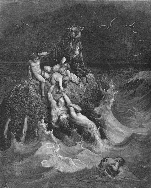 Le déluge vu par Gustave Doré