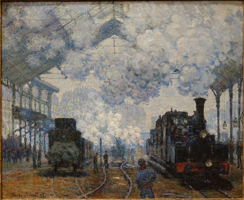 La Gare Saint-Lazare (1877) de Claude Monet