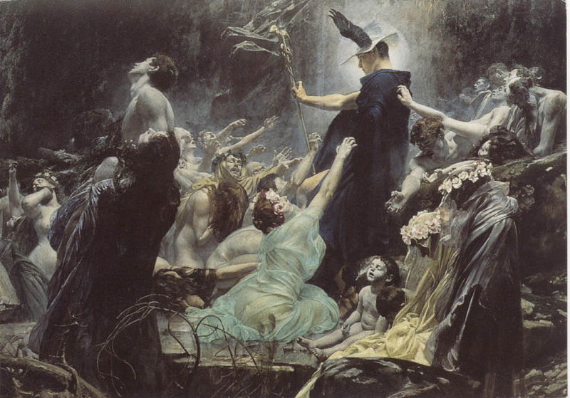 Hermès Psychopompe (Adolf Hirémy-Hirschl)