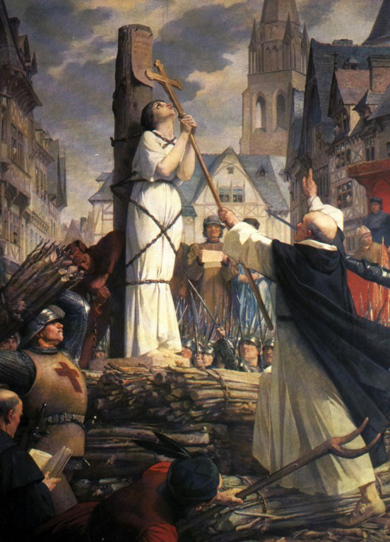 Jeanne d'Arc sur le bûcher