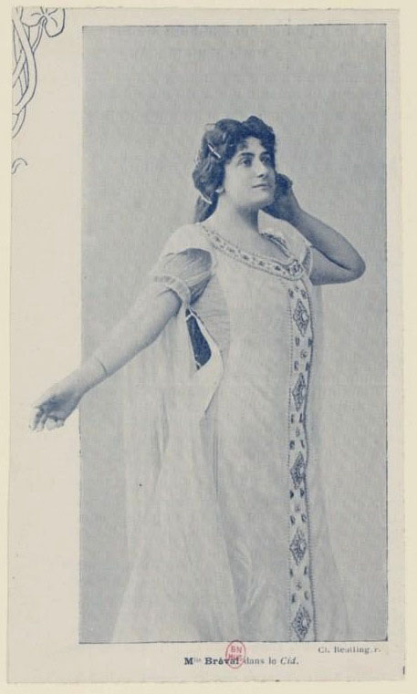 Lucienne Bréval dans Le Cid (Gallica)
