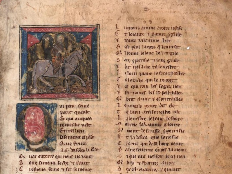 Perceval, manuscrit de Montepellier