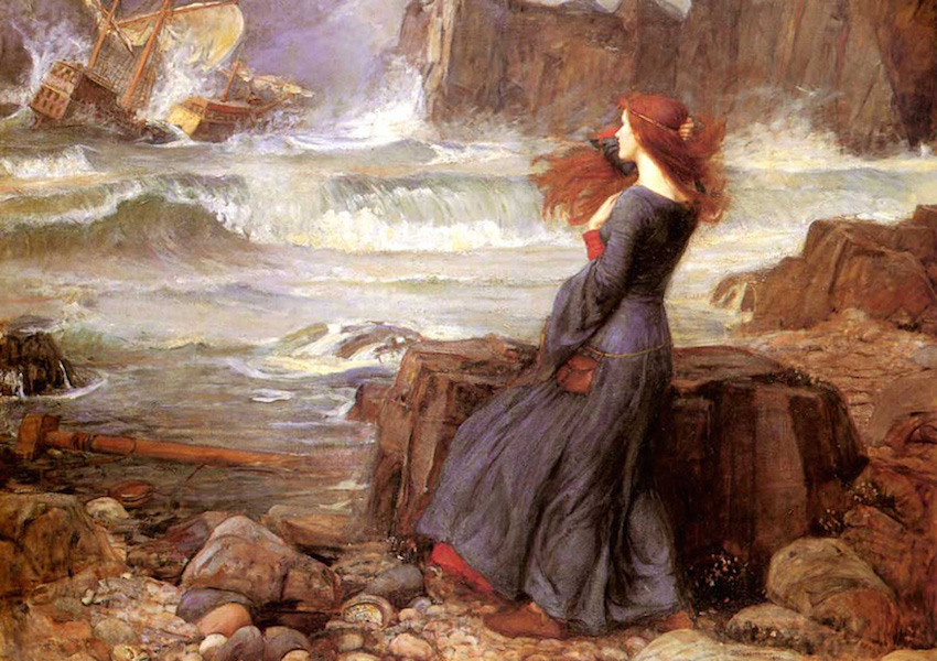 Miranda, la tempête de John Waterhouse