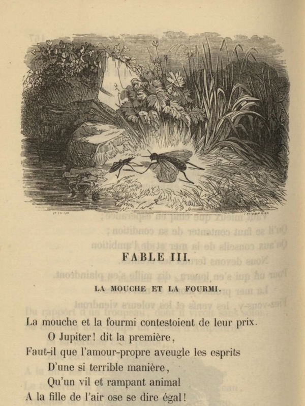 La Mouche et la Fourmi