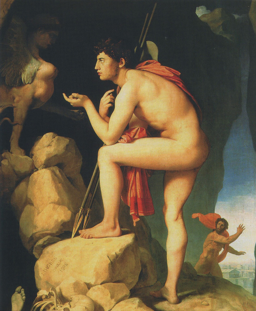 Œdipe et le Sphinx, tableau de Jean-Auguste-Dominique Ingres