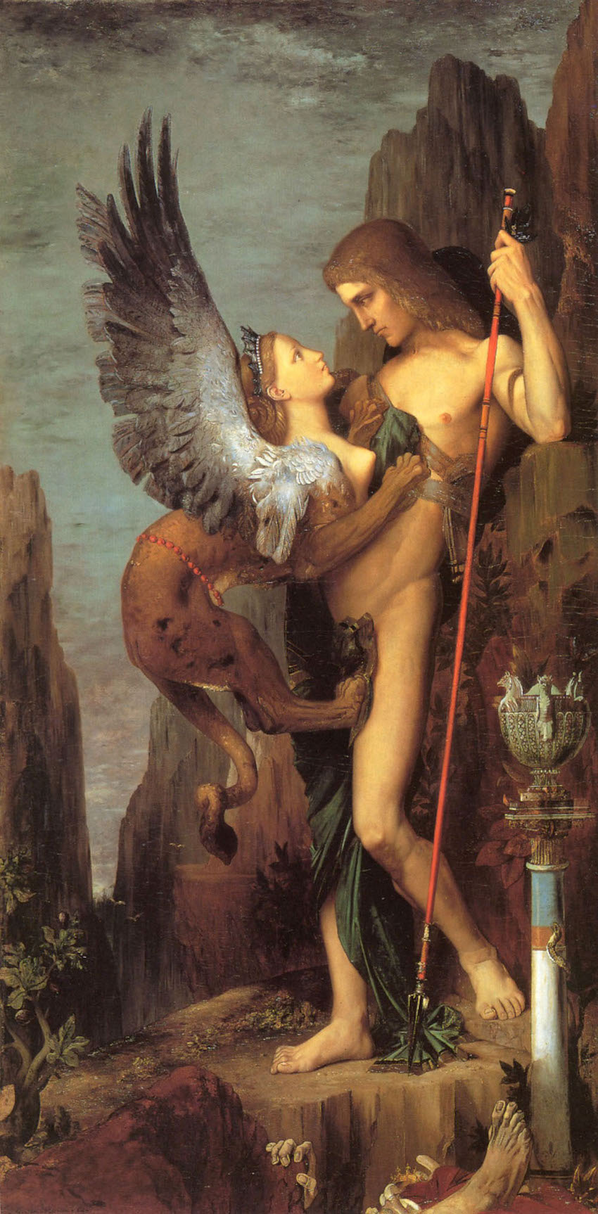 Œdipe et le Sphinx, tableau de Gustave Moreau