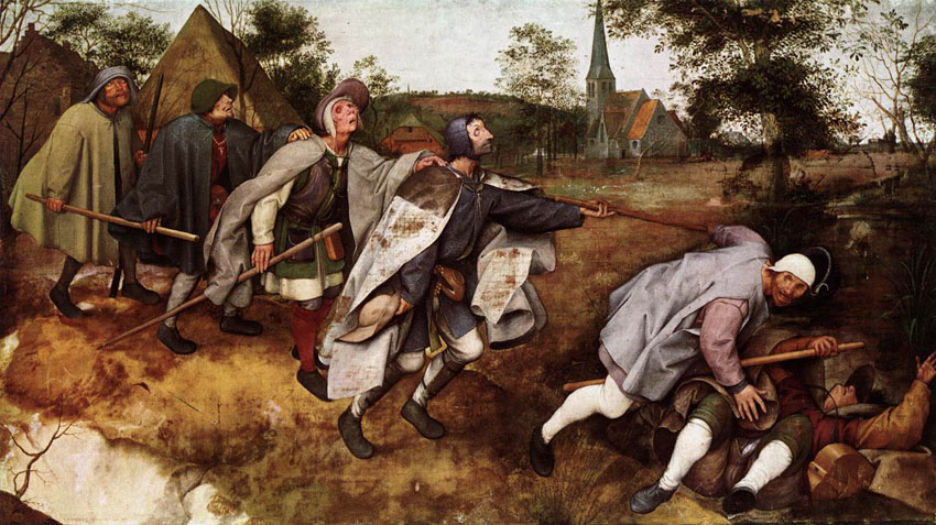 La Parabole des aveugles (Pieter Brueghel, 1568)