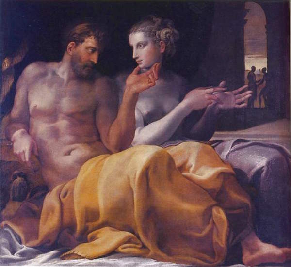 "Ulysse et Pénélope" de Francesco Primaticcio