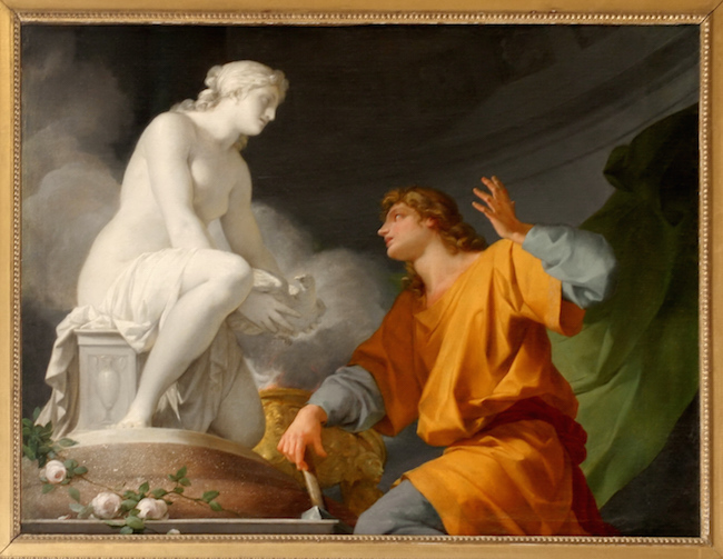 L'Origine de la sculpture ou Pygmalion priant Vénus d'animer sa statue