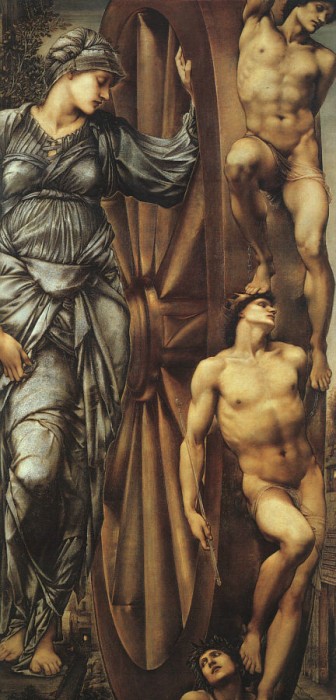 La roue de la fortune d'Edward Burne-Jones