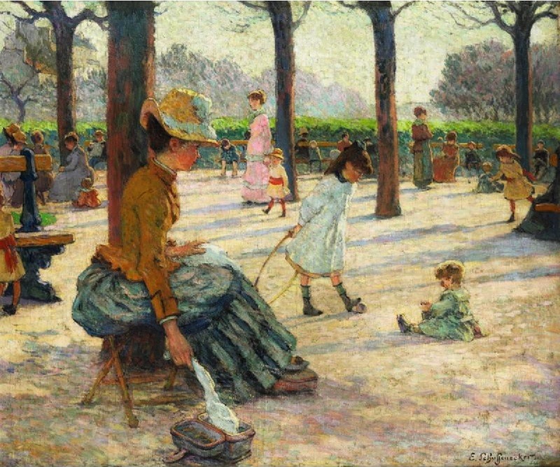 Le Square au Luxembourg (Émile Schuffenecker)