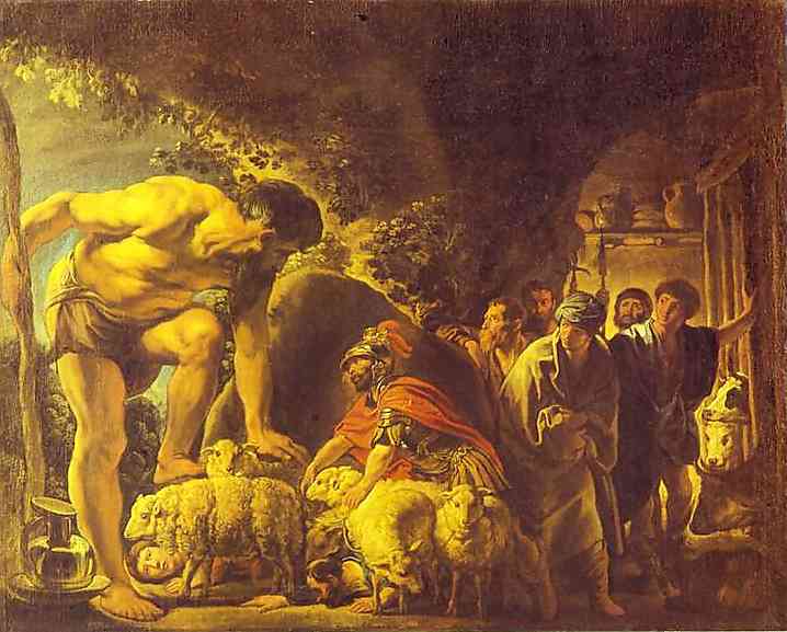 "Ulysse dans la cave de Polyphème" de Jacob Jordaens