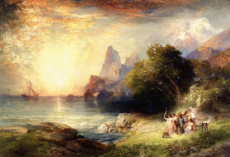 "Ulysse et les sirènes" de Thomas Moran