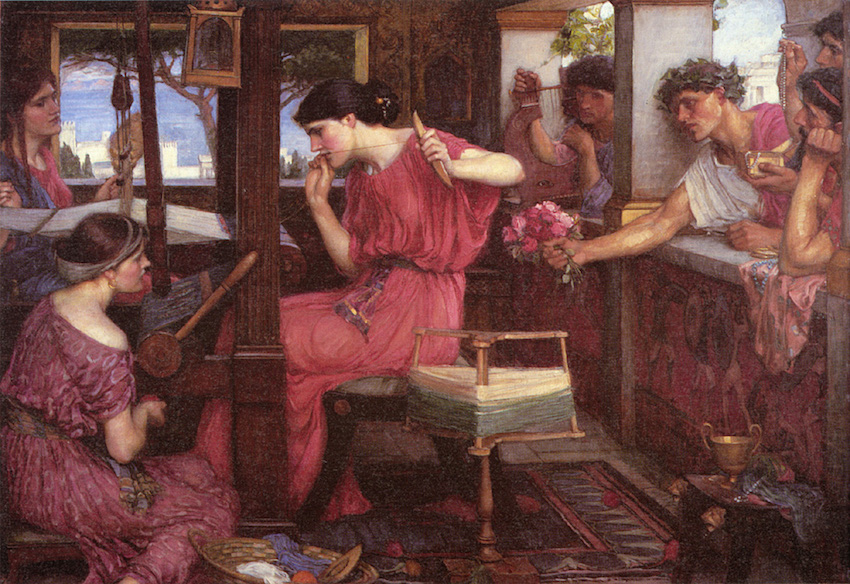 "Pénélope et les prétendants" de John Waterhouse