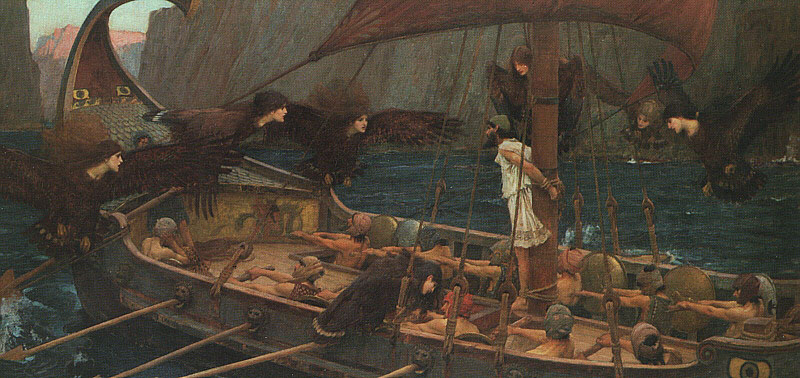 "Ulysse et les sirènes" de John Waterhouse