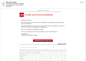 Mail de SFR