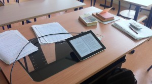 L'iPad sur le bureau