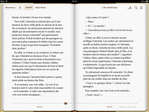 L'ïle mystérieuse dans iBooks