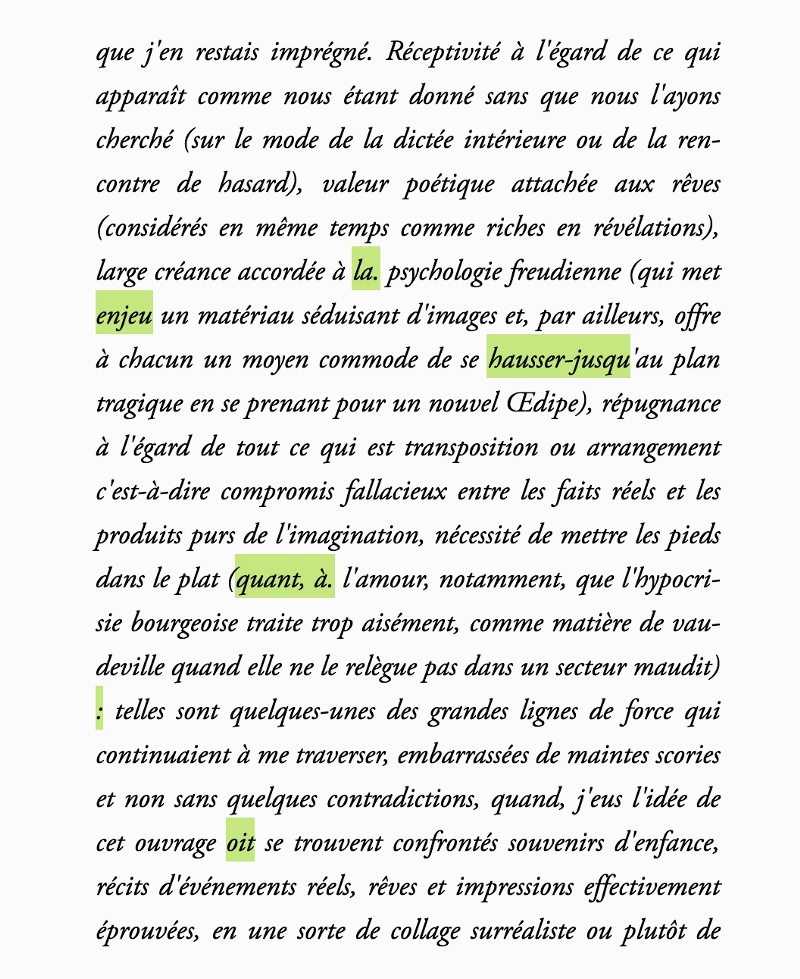 L'Âge d'homme, Folio (Gallimard)