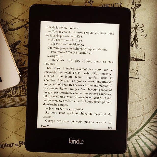 Kindle sur Instagram