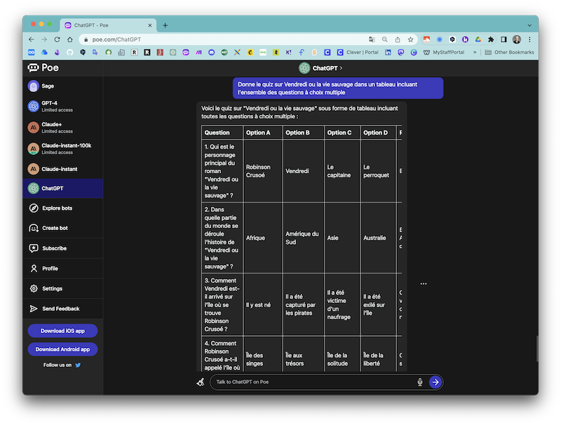 Créer un quiz avec l'extension Form Builder