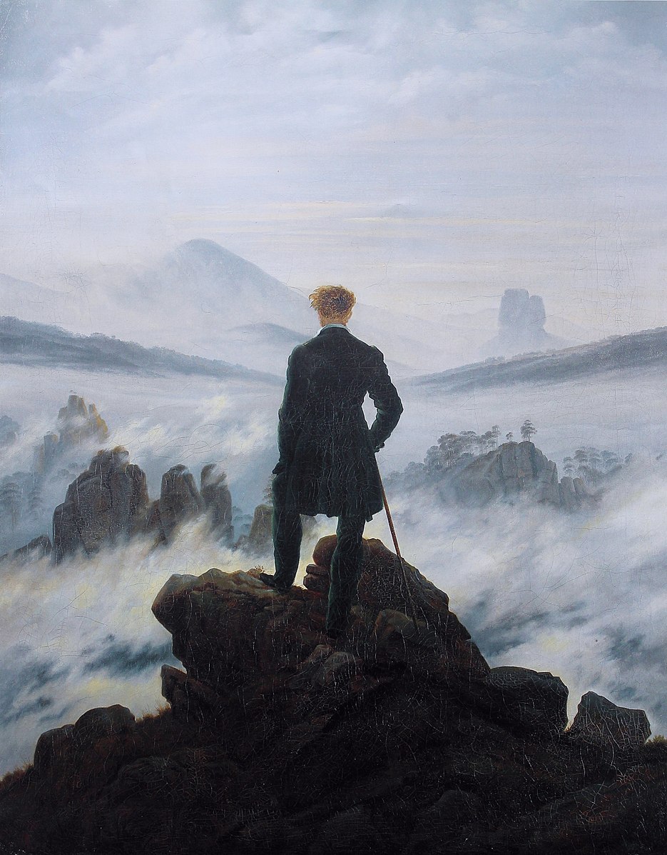 Le Voyageur contemplant une mer de nuages