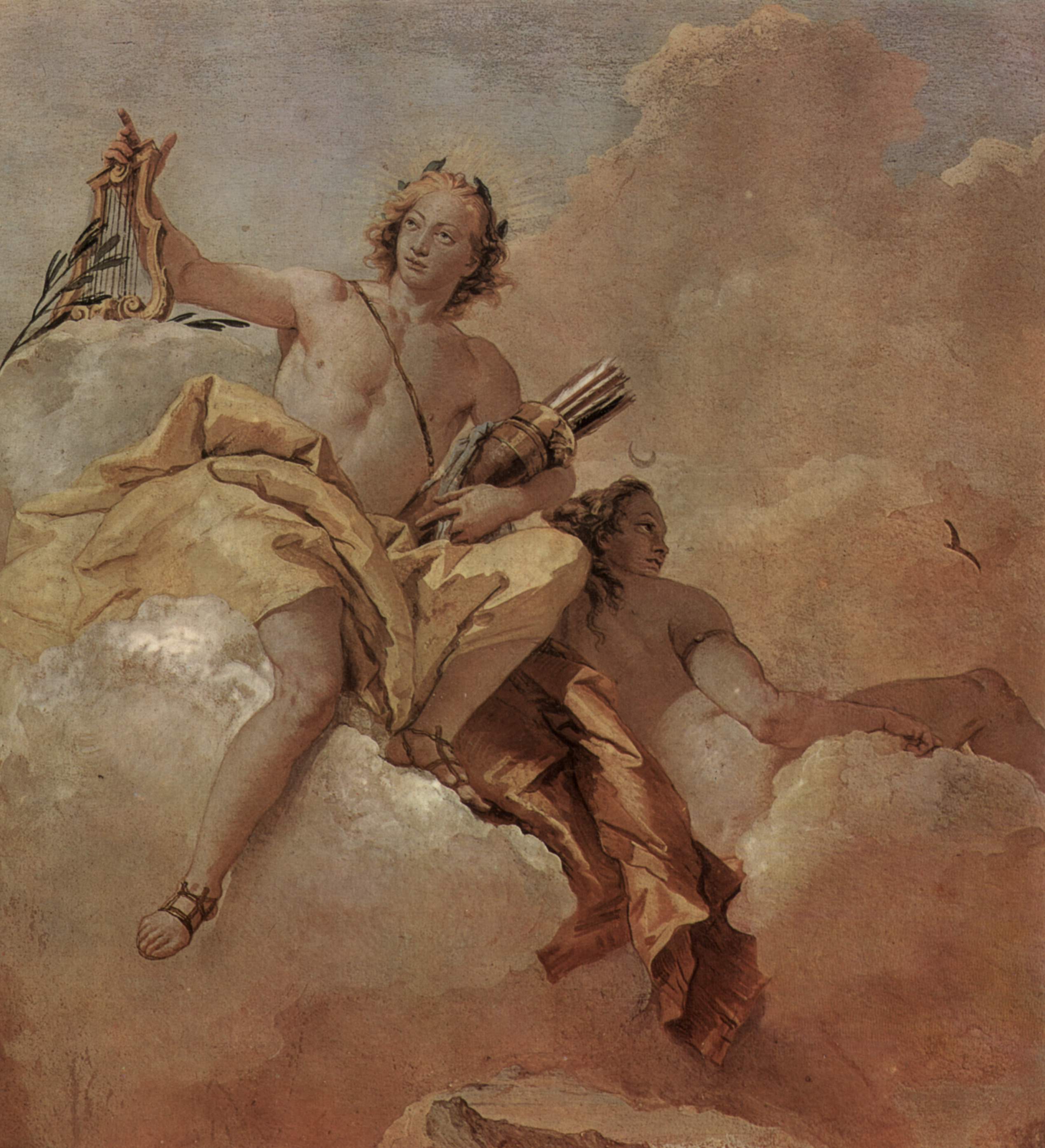 Apollon, Giovanni Domenico Tiepolo